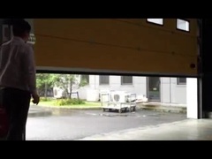 ประตูส่วนอุตสาหกรรมแยก RAL9006 / RAL9002 สีสําหรับโกดัง