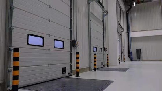 ซื้อ 0.4 มิลลิเมตร เหล็กเหล็กกระปุก ประตูส่วนอุตสาหกรรม RAL9006 / RAL9002 สี online manufacture