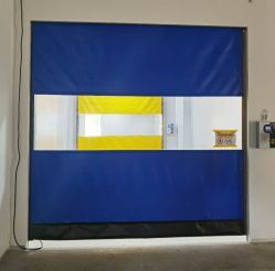 ซื้อ การปรับปรุงผลผลิต PVC ประตูความเร็วสูง 2 M/s ความเร็วการเปิด 1000-1500 การเปิดความถี่สูง online manufacture