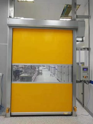 0.75W ประตูเร็วอุตสาหกรรม 220V / 380V ประตูเร็วอัตโนมัติฟรีสปริง