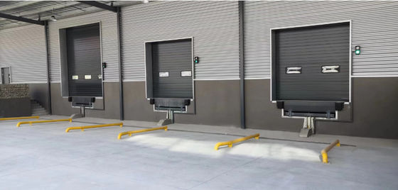 เครื่องจํากัดภาระของรถบรรทุกมือ สําหรับเชื่อมรถบรรทุกกับแพลตฟอร์ม