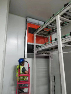 การทํางานสูง Small Fast Roller Shutter ประตูสําหรับ Logistics คอนเวียร์เบลท์