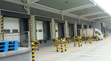 โลหะเหล็กกระดาษเหล็กกระดาษหมึก Mechanical Dock Shelter สําหรับการบรรทุกและการปลด
