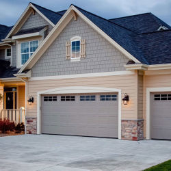 Ultra Stylish Infinity Flush Panel ประตูโรงรถอัลลูมิเนียมเรียบ