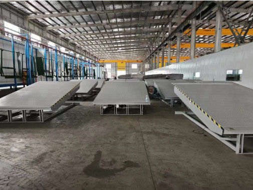 Blue Giant Hydraulic Dock Leveler สายฉีดอัตโนมัติ สีที่กําหนดเอง ISO 9001